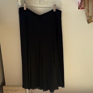 Black Women’s Flowing A-Line Skirt